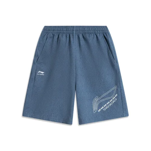 LINING YOUNG Sports Life Collection Шорты Детский Деним С принтом по всей поверхности