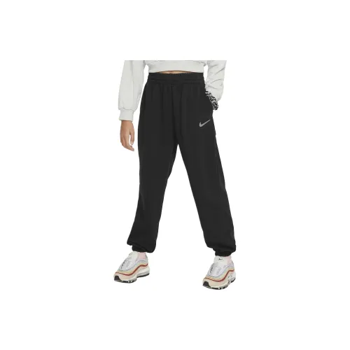 Nike Вязаные Спортивные Штаны Sportswear Черные Детские