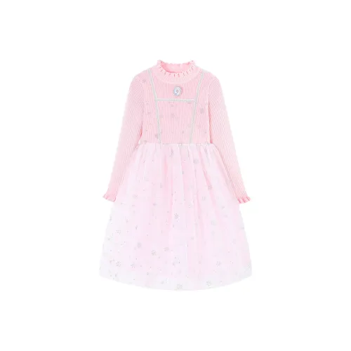 Disney Детское платье розовое для детей 3-7 лет