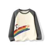 Радужный Nubi/Серый [100% хлопок, весна-осень, тонкий]