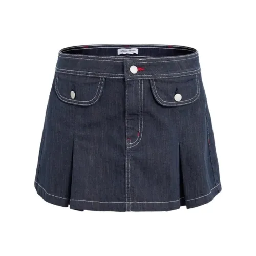 URBAN REVIVO Джинсовые короткие юбки Женские