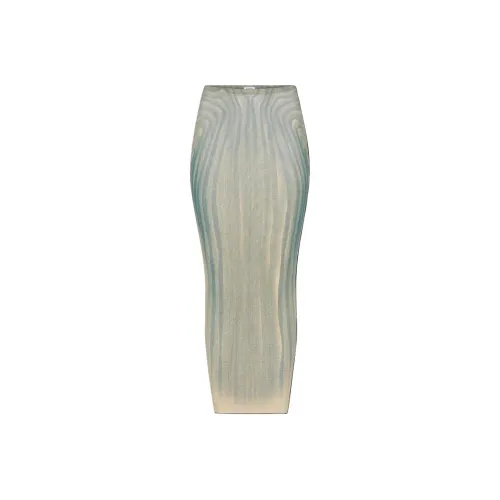 Jean Paul Gaultier Повседневный Длинный Юбка Женские Бежевый