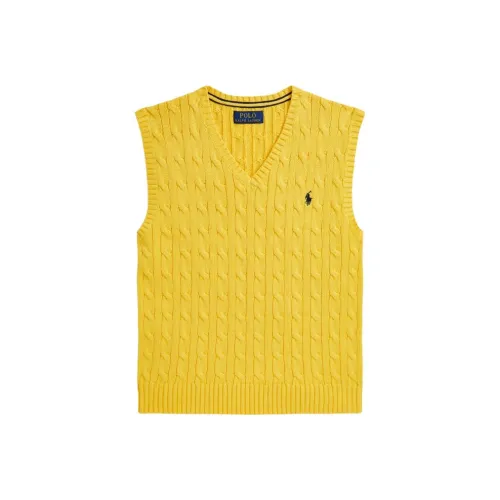 Polo Ralph Lauren Майка FW24 Преппи Желтая Детская