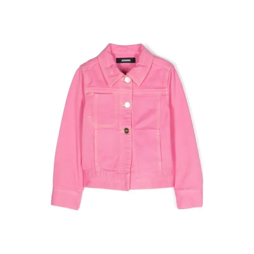 Jacquemus Denim Куртка Розовая Детская