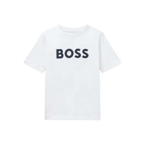 Hugo Boss Белые Детские Рубашки T