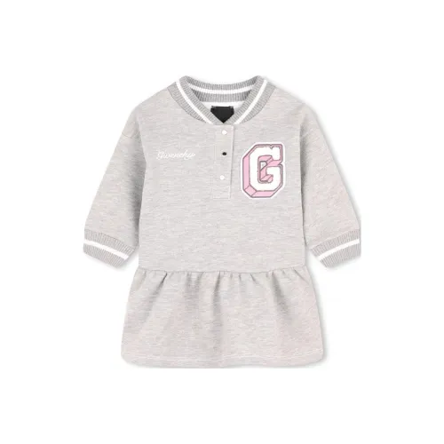 GIVENCHY Детская одежда с логотипом бейсбольный воротник пуловер спущенное плечо длинный рукав укороченный для малышей и детей дошкольного возраста