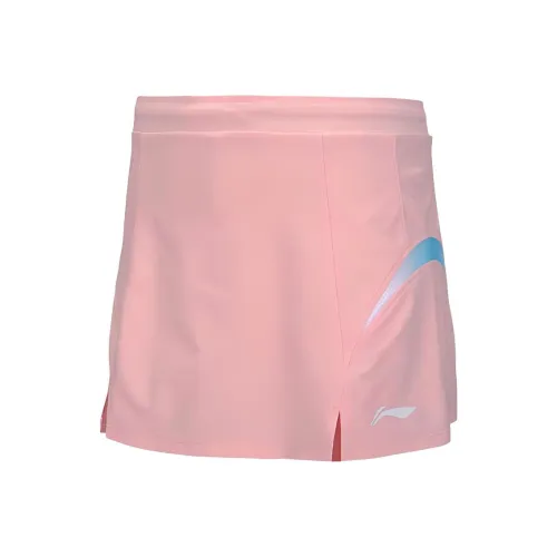 Спортивные шорты с подкладкой женские светло-розовые