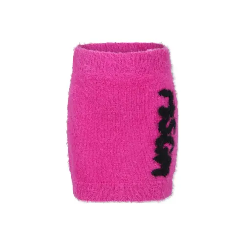 MSGM Letter Moderate Skirt Baby Pink Red MSGM Буква Умеренный Юбка Малыш Розовый Красный