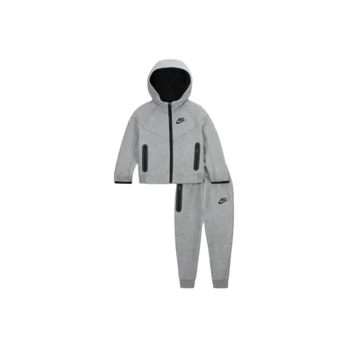 nike Kids Комплекты Sportswear Tech Fleece Темно-серый Infant и Toddler