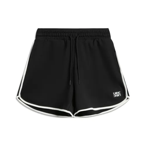 LINING Sports Life Collection Черные Женские Спортивные Шорты