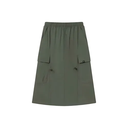 361° Sports Life Collection Повседневный Длинный Юбка Женские Яшма Лесной мшистый