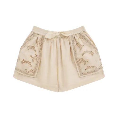 Zimmermann SS25 Шорты Детские Бежевые