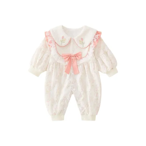 XiaoJinBu Комбинезон Розовый для детей 3-7 лет