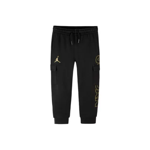 Джордан Карго Брюки Children 3-7 лет Глубокий черный