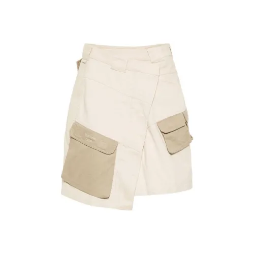 MARTINE ROSE Карго Юбки Короткие Женские Светлый Умбра