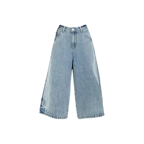 ZXZA Джинсовые шорты Женские Светло-синие