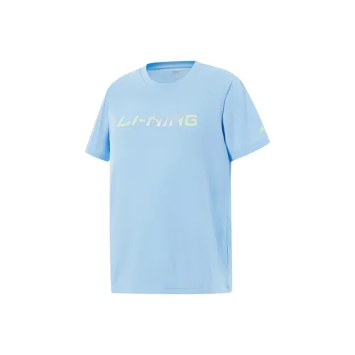 LINING YOUNG Комплексное физическое развитие T-рубашка Новая Аврора синий Подростки