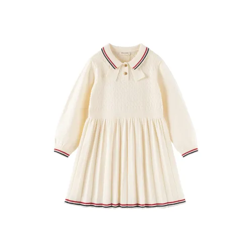 DAVE BELLA Платье Овсяный Белый Детский