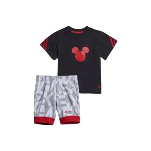 Adidas x Disney Kids Комплекты Детская одежда Микки маус Лето Набор Новорожденный и Малыш