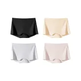 Боксер 4-Pack: Черный + Кожа + Светло-Серый + Дымчатый Фиолетовый