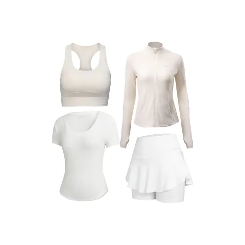 MESUCA Фитнес Комплект Женский Четырехкомпонентный Комплект Белый