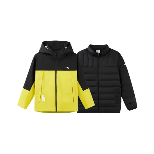 Antakids Ветровка Пляж Желтый Мечтательный Черный Подростки