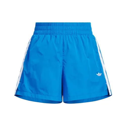 Adidas Originals 3 Stripes Спортивные шорты Женские Bird Перо Синий