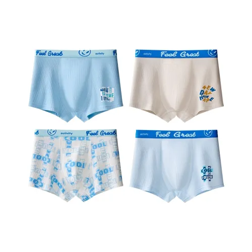 Хлопок Трусы 4 Пачки Подростки