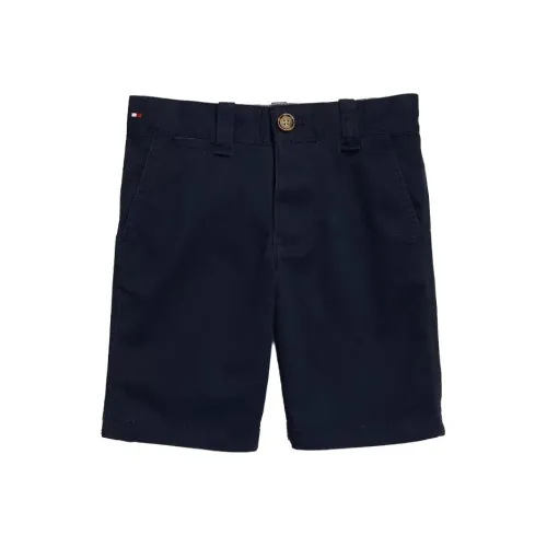 Tommy Hilfiger Детская одежда Твердый Короткий Bottoms Kids Шорты Детский Черный
