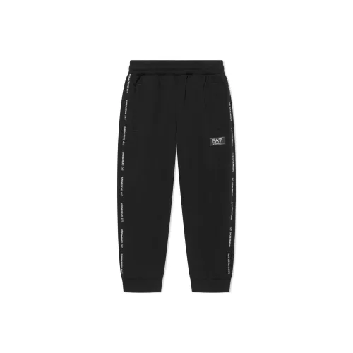 Детские EMPORIO ARMANI Вязаные Спортивные Штаны EA7 Черные