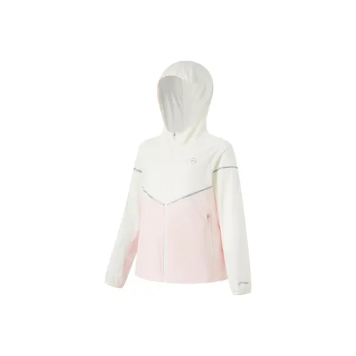 LINING YOUNG Туристическая одежда Comprehensive Physical Fitness Сливочный Светло-розовый Подростки