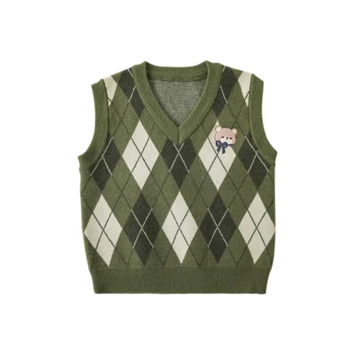 YOEHYAUL Жилет зеленый для детей 3-7 лет