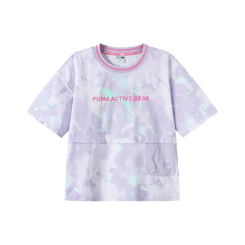 PUMA Performance T-Shirt Розовый Фиолетовый 70001 Для детей 3-7 лет