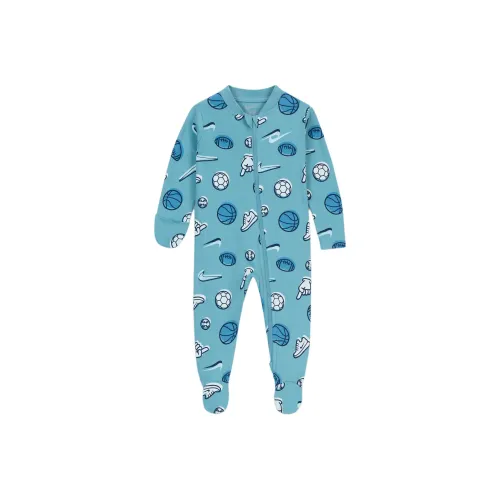 nike Комбинезоны и ползунки Джинсовый синий Бирюзовый для малышей и детей младшего возраста