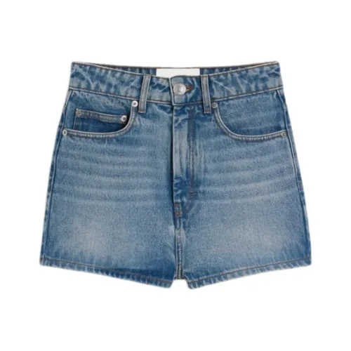 AMIPARIS SS25 Джинсовые шорты Женские Винтажный синий