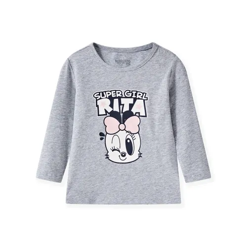 BOBDOG Вересковый серый Детские рубашки Pre School T