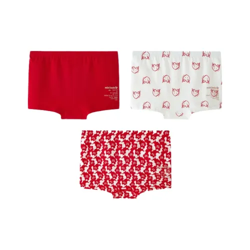 Mini Bala Нижнее белье Белый и красный Тон Дети Возраст 3-7 лет