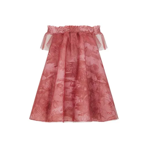 DIOR Розовые Платья для Детей