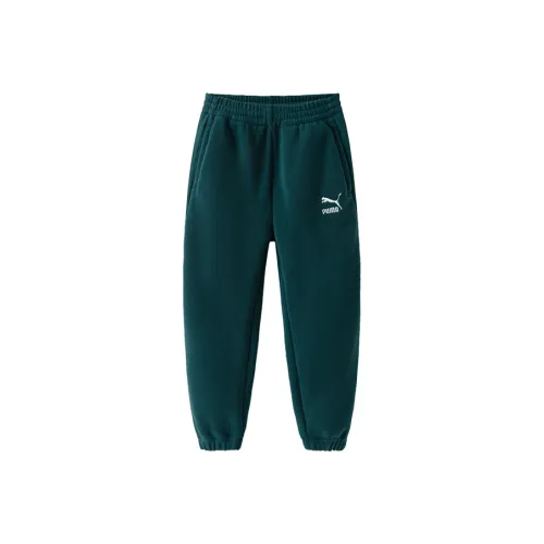 PUMA Повседневные штаны для детей средний зеленый