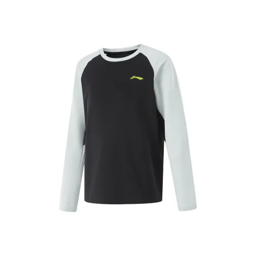 LINING YOUNG Sports Life Collection T-Shirt Черный Light Mist GREY Детский