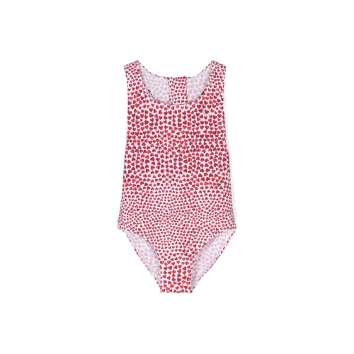 Stella McCartney Детский купальник SS24 Красный для малышей