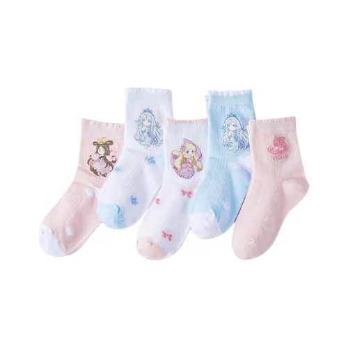 disney x YELUOLI LIANMINGKUAN Носки 5 пар для детей 3-7 лет