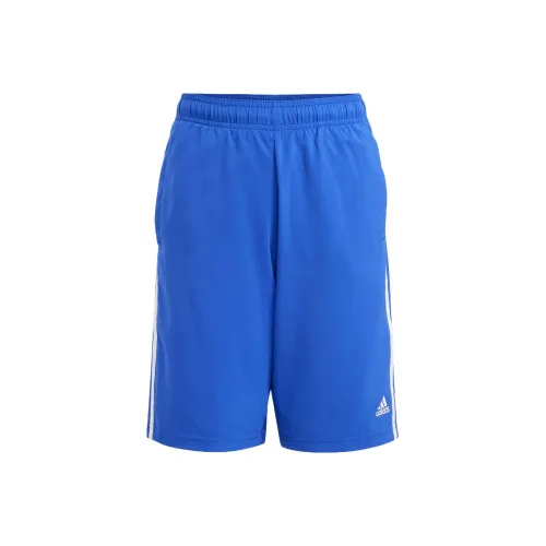 Adidas U 3S WN Шорты Подростки Полу-Флуоресцентный Синий Белый