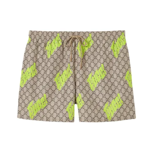 GUCCI FW25 Пляжные шорты Мужские Многоцветные