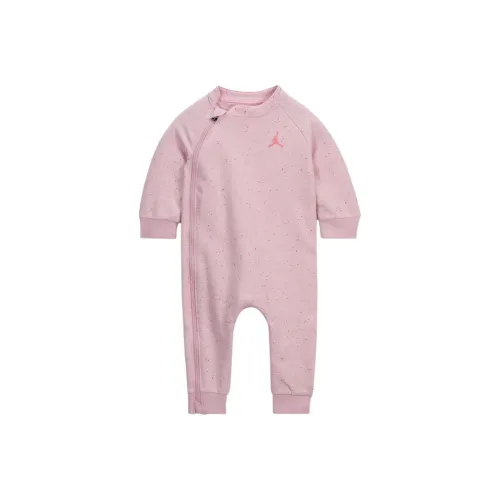 Джордан Комбинезоны и ползунки Jumpman Розовая пена для младенцев и малышей
