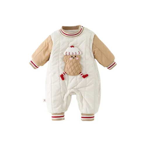 XiaoJinBu Комбинезон Ecru для младенцев и малышей