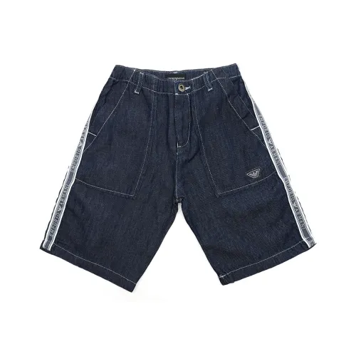 Emporio Armani SS24 Джинсовые шорты Детские Темно-синие