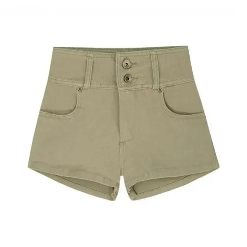 YEARNED Хаки Женские Джинсовые Шорты