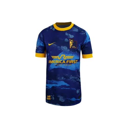 nike T-рубашка Dri-FitNWSL Темно-королевский синий Университетский Золотой Подростки