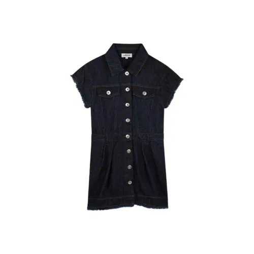 Lanvin Темно-синий Kids Платья